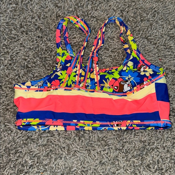 Colorful Kids Swim Set Buc-ees Girls Small 6/6X - Picture 9 of 11